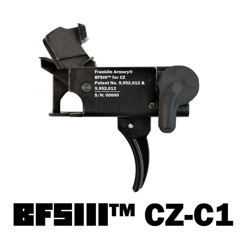 Parts Franklin Armory BFSIII Binary Firing System Multi BFSIII CZ-C1 TRIGGER CZ SCORP • CURVED BINARY TRIGGER